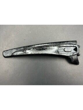 Oakley Batwolf  Polished Black w/Silver Ghost Text OEM Right Replacement Arm
